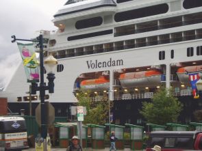 Volendam docked in Juneau, Alaska