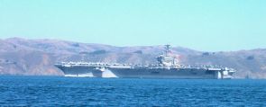 Aircraft carrier, Golden Gate bridge